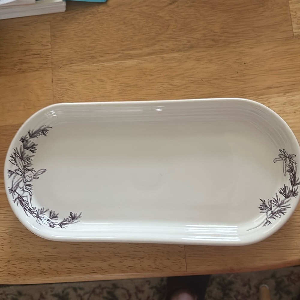 Extremely Rare Sugar Plum Fairy Small Fiesta Bread Tray